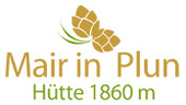 Logo Mair in Plun Hütte